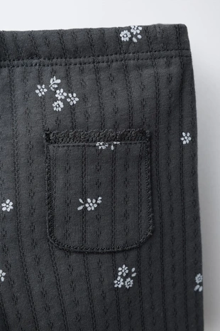 Легинсы с цветочным принтом- Заказать в России