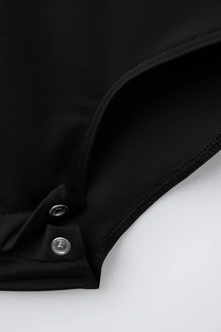 Боди с воротником-стойкой- Заказать в России