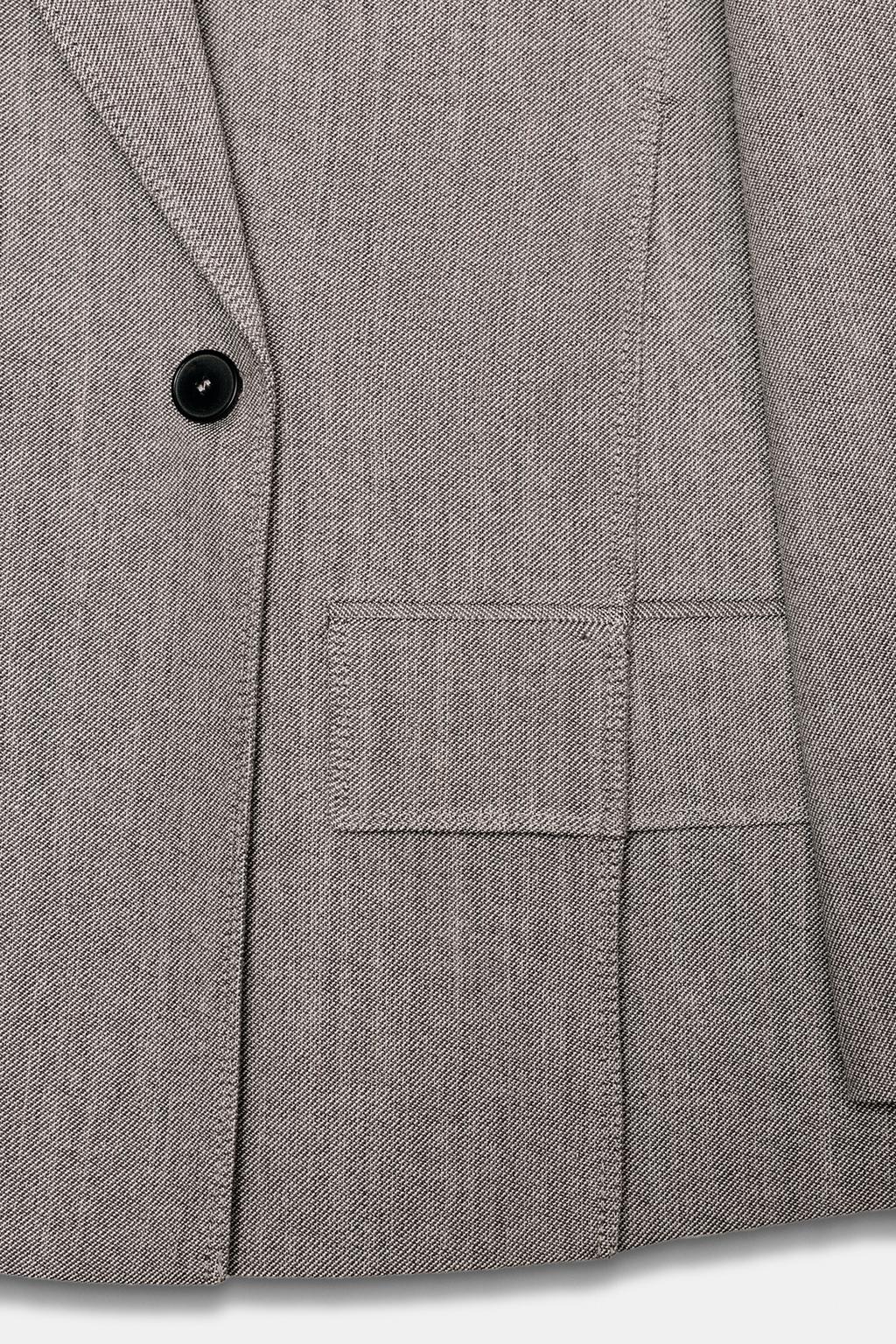 БЛЕЙЗЕР ОВЕРСАЙЗ ИЗ СМЕСОВОЙ ШЕРСТИ — ZW COLLECTION