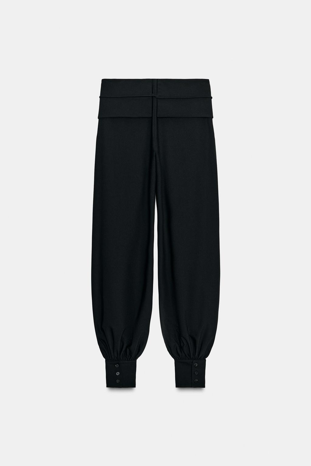 БРЮКИ-БОМБЕРЫ С ПОЯСОМ — ZW COLLECTION