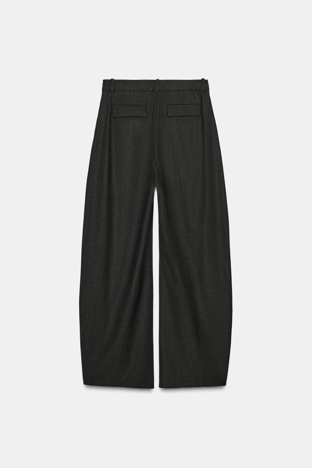 БРЮКИ-БАЛЛОН ИЗ СМЕСОВОЙ ШЕРСТИ — ZW COLLECTION