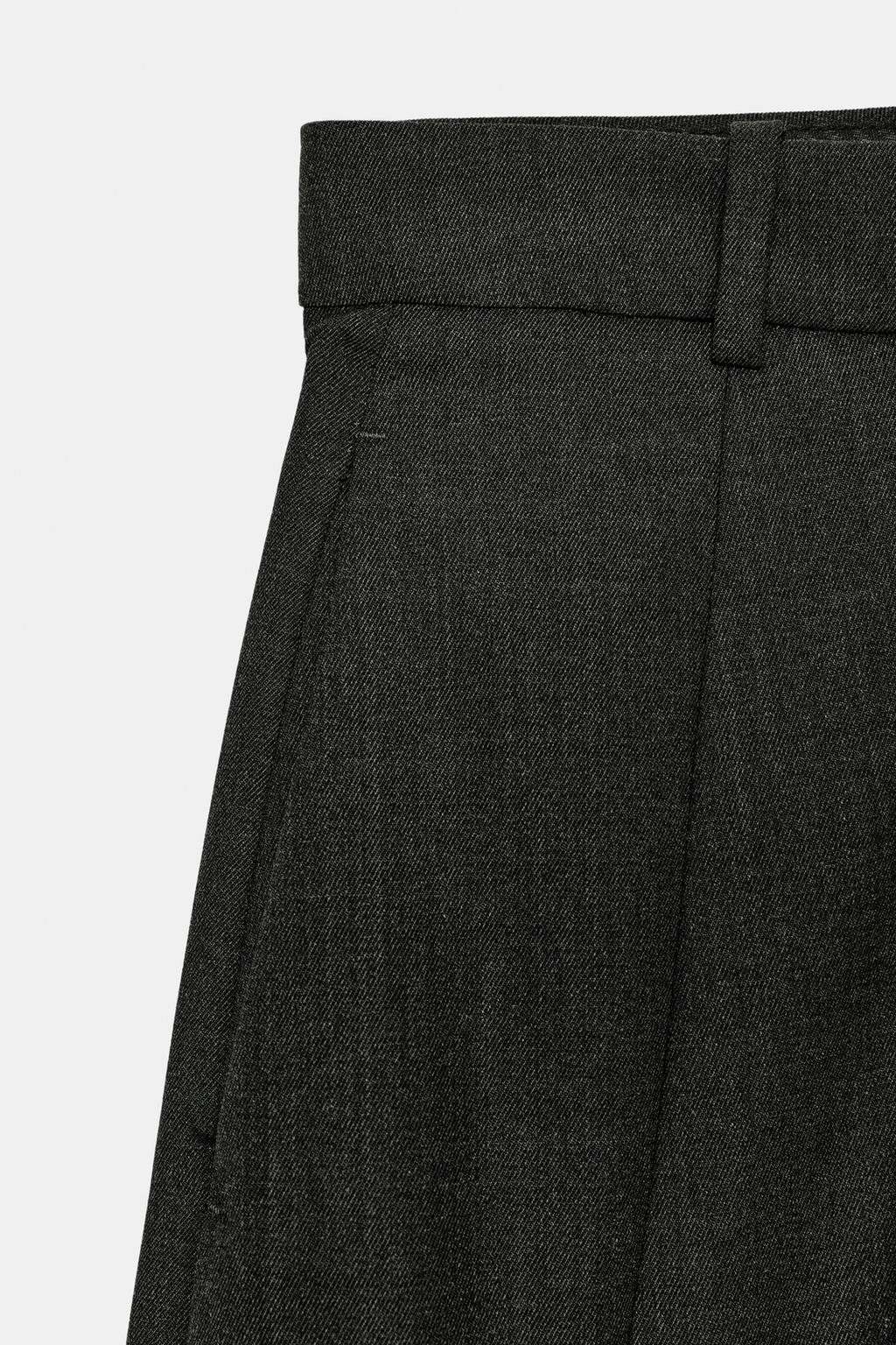 БРЮКИ-БАЛЛОН ИЗ СМЕСОВОЙ ШЕРСТИ — ZW COLLECTION