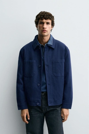 Стеганая куртка из лиоцелла и хлопка- Заказать в России