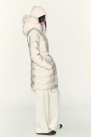 Пуховик с капюшоном WATER REPELLENT WINDPROOF- Заказать в России