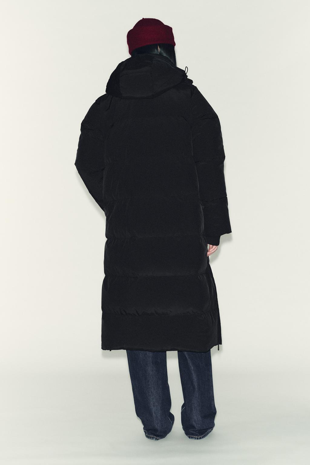 ДЛИННЫЙ ПУХОВИК С КАПЮШОНОМ WATER REPELLENT WINDPROOF