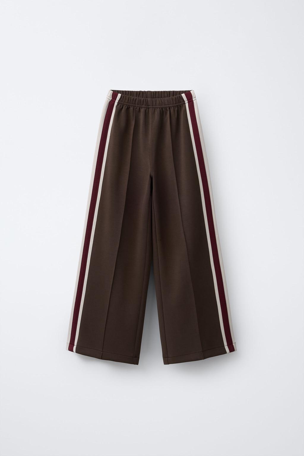 БРЮКИ WIDE LEG С ЛАМПАСАМИ ИЗ МОДАЛА