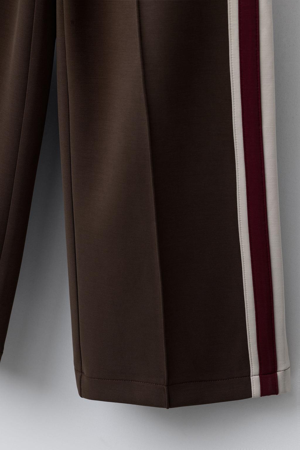 БРЮКИ WIDE LEG С ЛАМПАСАМИ ИЗ МОДАЛА