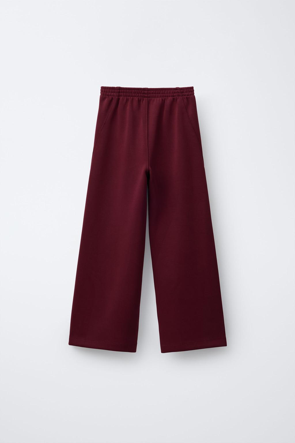 ОДНОТОННЫЕ БРЮКИ WIDE LEG