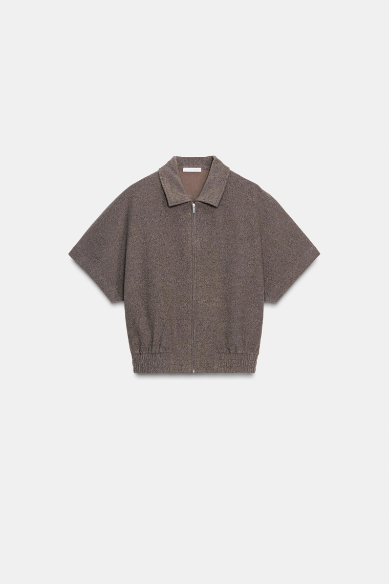 Мягкий кардиган с короткими рукавами