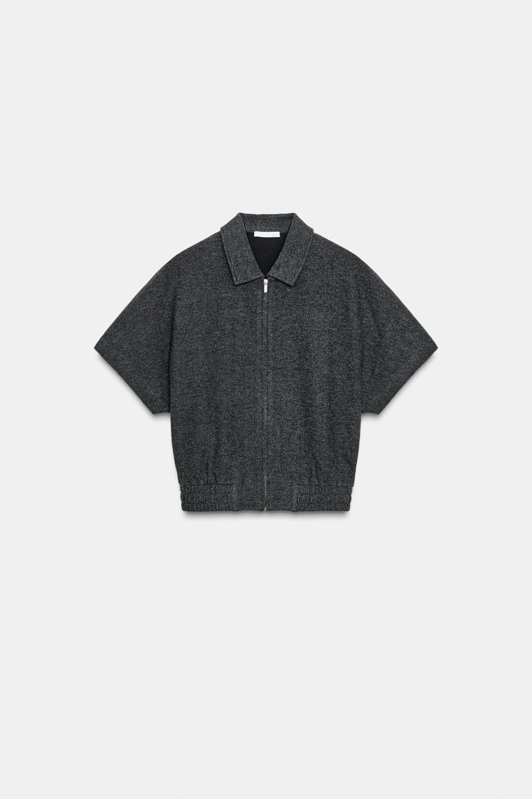 Мягкий кардиган с короткими рукавами