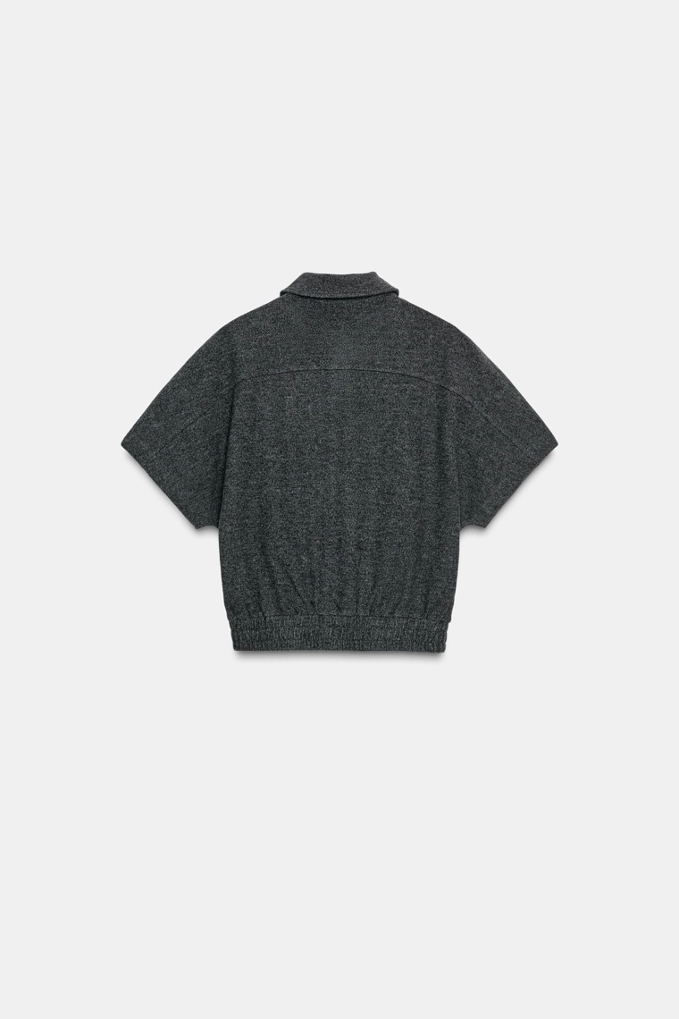 Мягкий кардиган с короткими рукавами