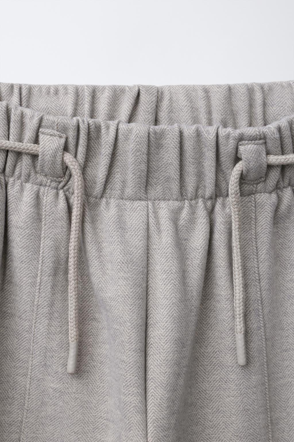 БРЮКИ WIDE LEG В ЕЛОЧКУ