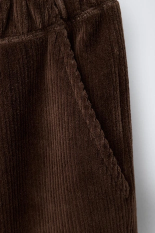 Вельветовые брюки WIDE LEG- Заказать в России