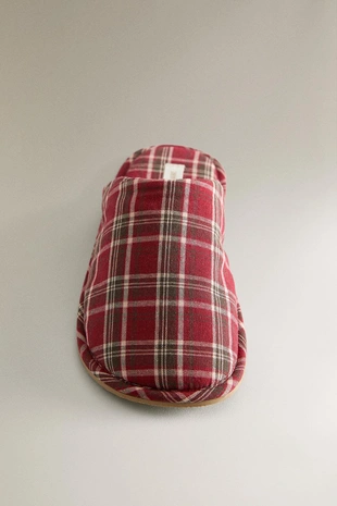 Тапочки из хлопка с рисунком рождества- Заказать в России