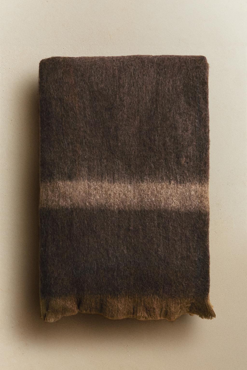 Плед soft striped