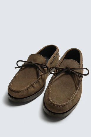 Повседневные кожаные лоферы- Заказать в России