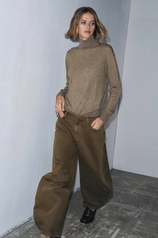 Джинсы BALLOON со средней посадкой — ZW COLLECTION- Заказать в России