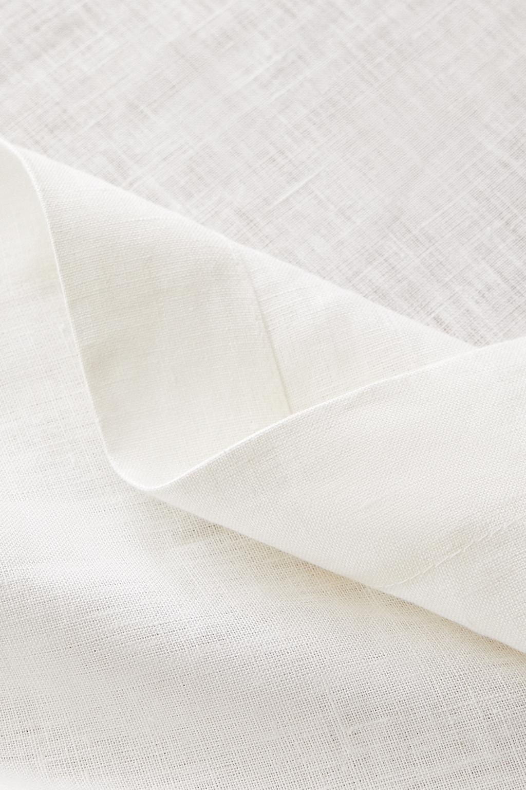 Скатерть из льна однотонная