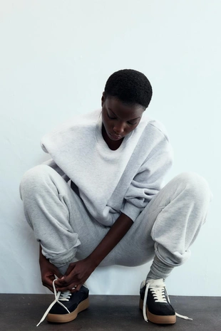 Купить Zara Комбинированные кроссовки