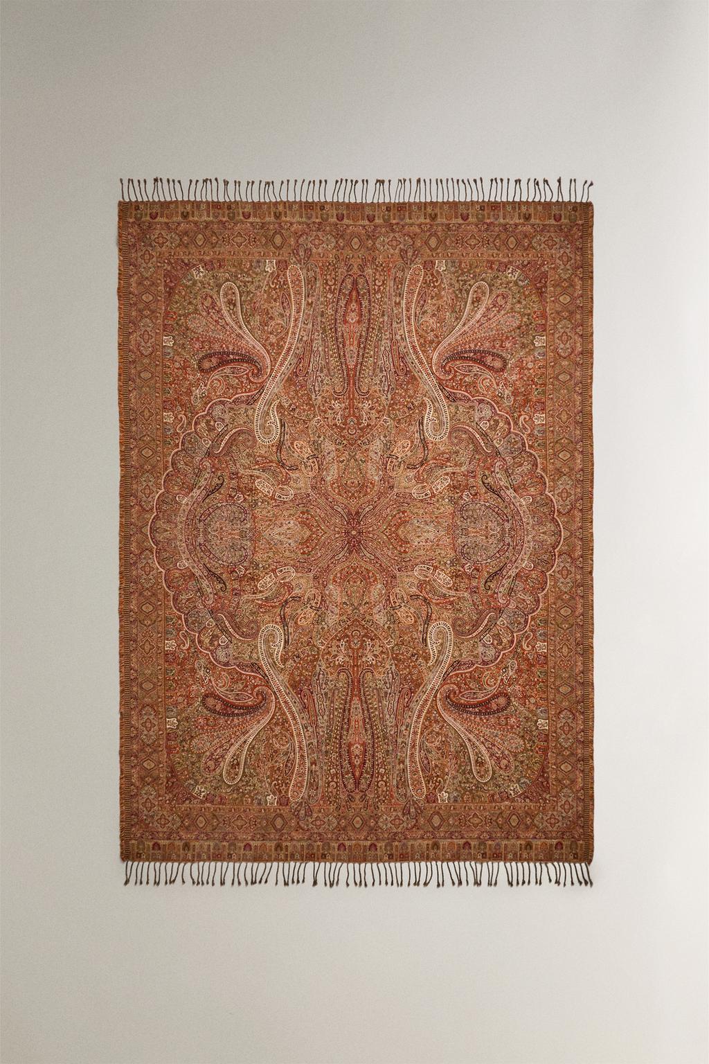 Плед paisley jacquard
