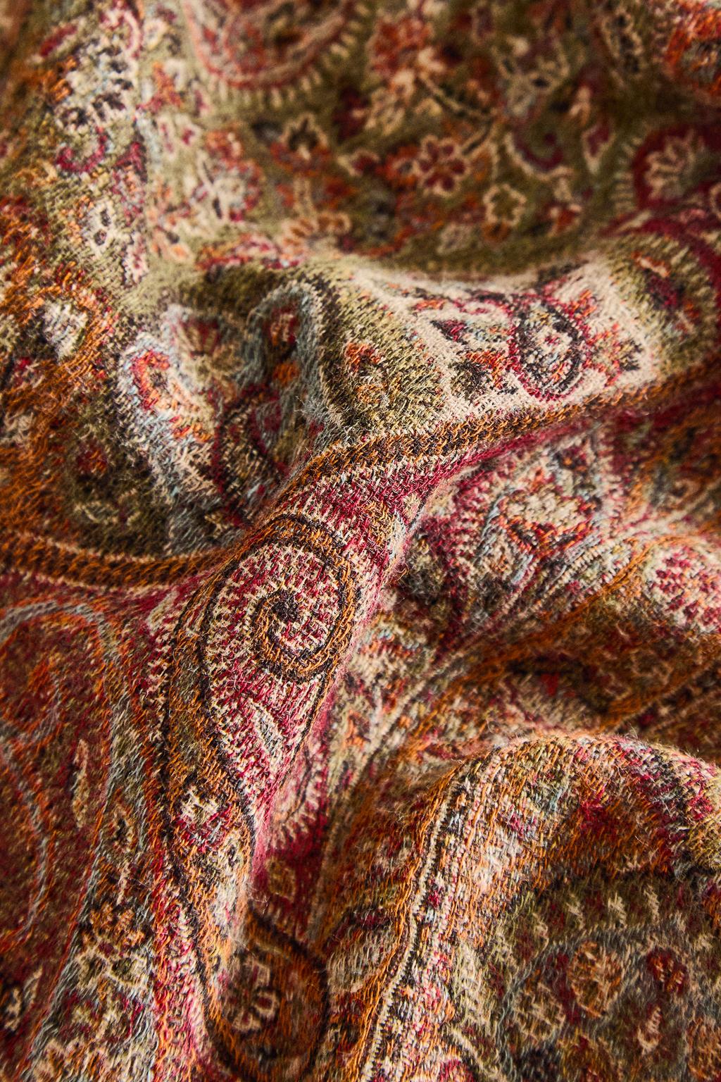 Плед paisley jacquard