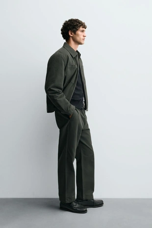 Стеганая куртка-рубашка с карманами