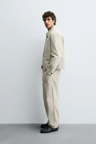 Стеганая куртка-рубашка с карманами