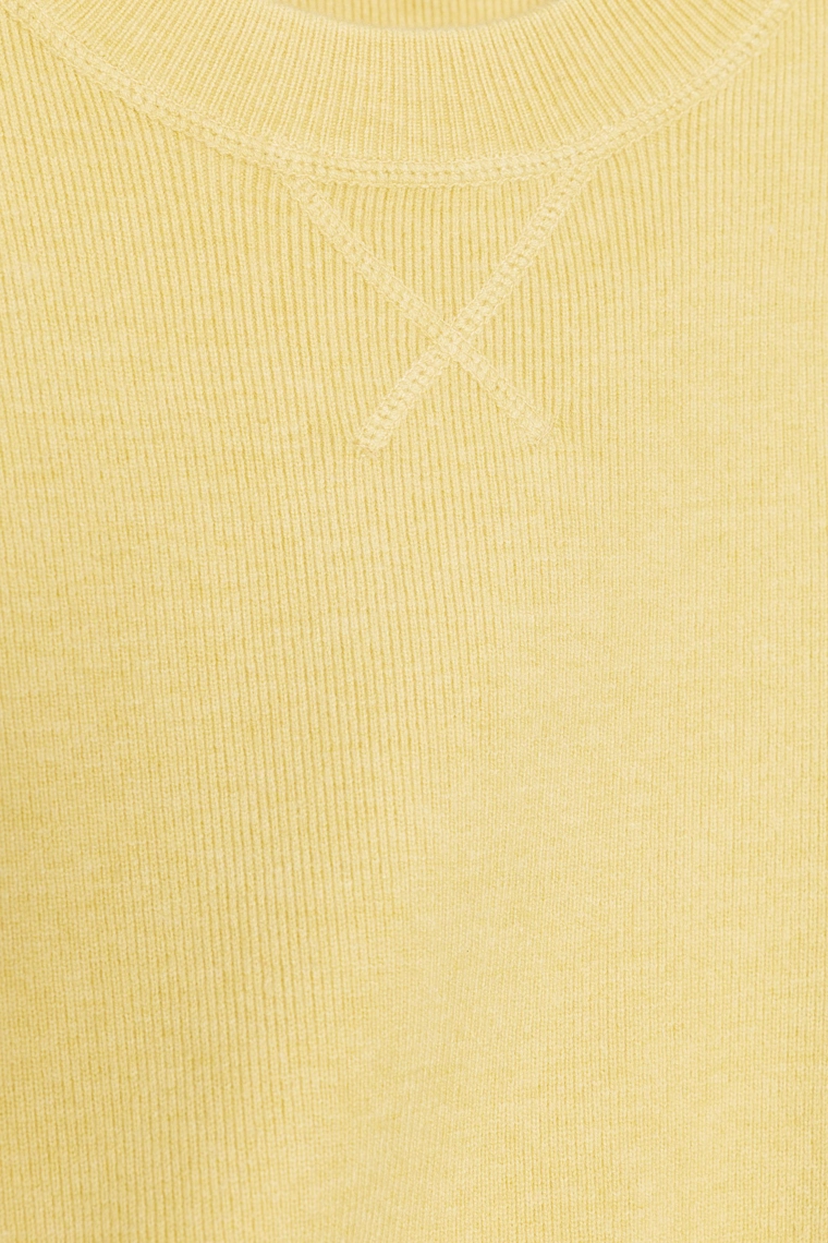 Джемпер из гладкого трикотажа