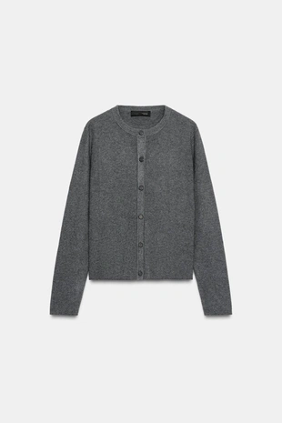 Купить Zara Базовый кардиган с пуговицами