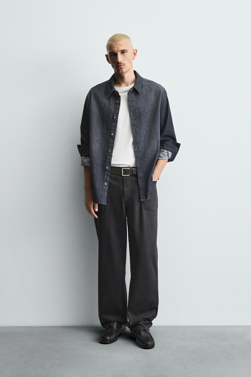 ДЖИНСЫ RELAXED FIT С КАРМАНАМИ