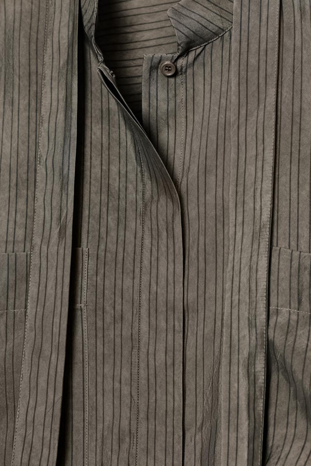 БЛУЗА С КАРМАНАМИ И ЗАВЯЗКАМИ — ZW COLLECTION