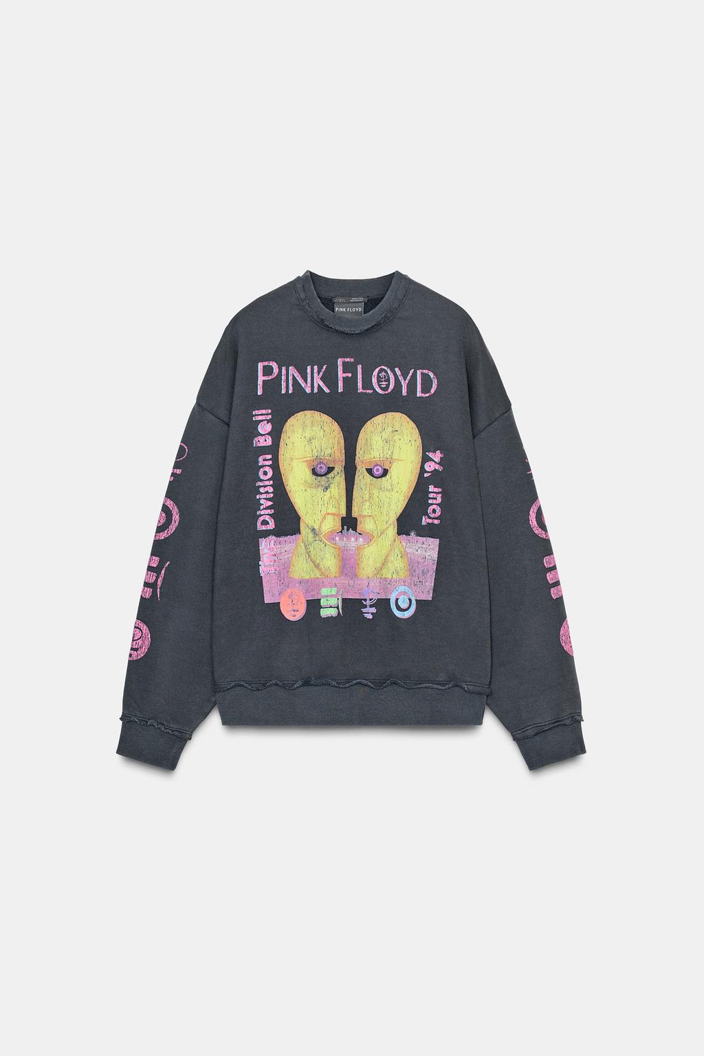ТОЛСТОВКА С ЭФФЕКТОМ ПОТЕРТОСТИ PINK FLOYD©