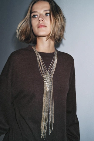 Купить Zara Мягкая толстовка с длинными рукавами