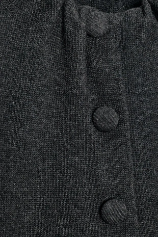 Короткое пальто из смесовой шерсти с воротником на сборках- Заказать в России