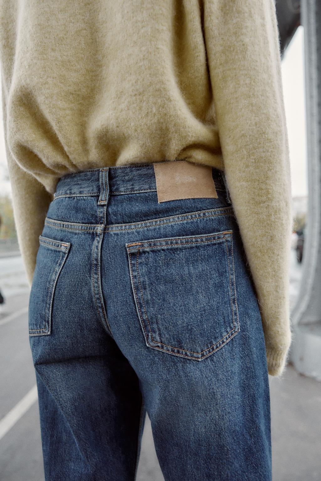 ДЖИНСЫ Z1975 WIDE LEG УКОРОЧЕННЫЕ С ВЫСОКОЙ ПОСАДКОЙ