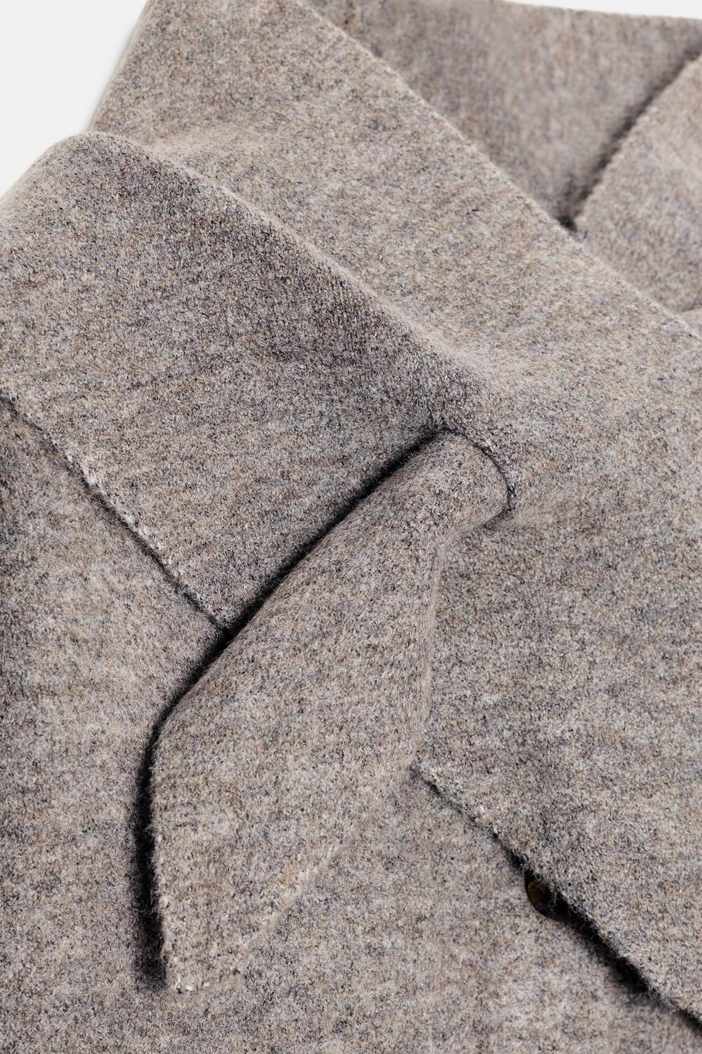 КАРДИГАН С ШАРФОМ ИЗ ТОЙ ЖЕ ТКАНИ