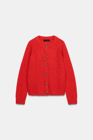 Кардиган из шерсти и альпаки- Заказать в России