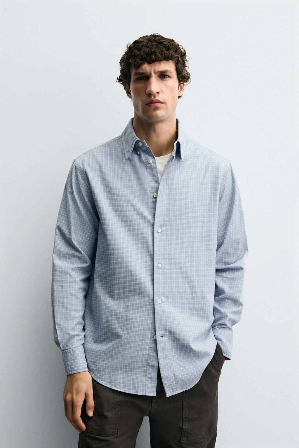РУБАШКА REGULAR FIT В КЛЕТКУ