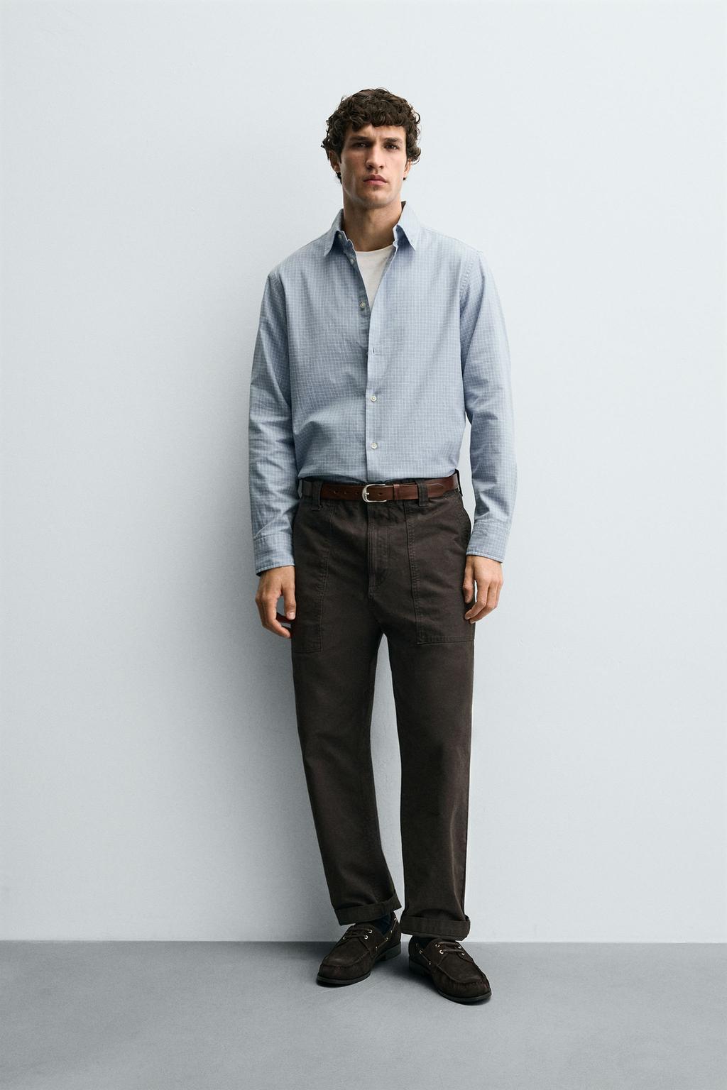 РУБАШКА REGULAR FIT В КЛЕТКУ