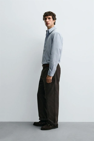 Рубашка REGULAR FIT в клетку- Заказать в России