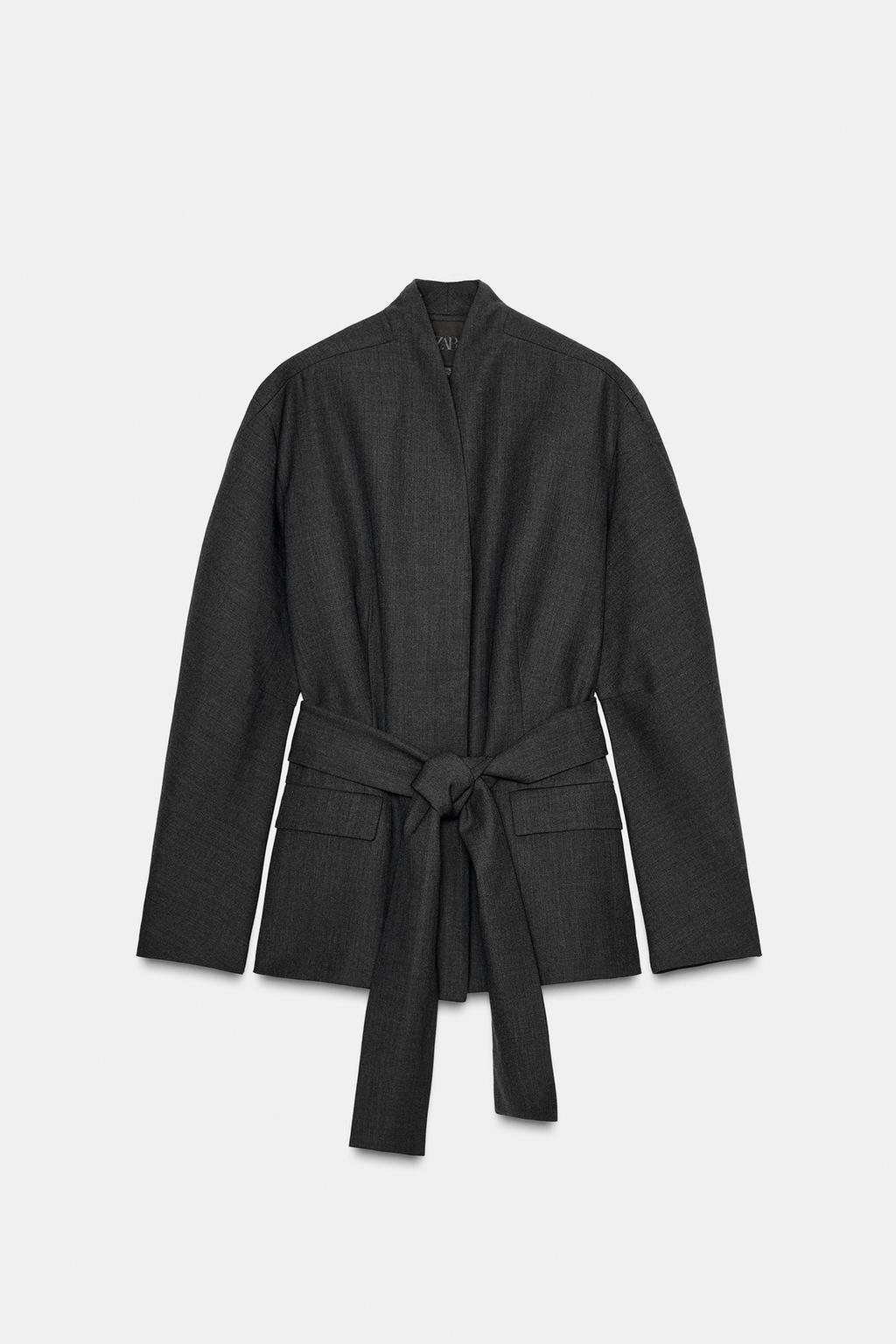 БЛЕЙЗЕР-КИМОНО ИЗ СМЕСОВОЙ ШЕРСТИ — ZW COLLECTION