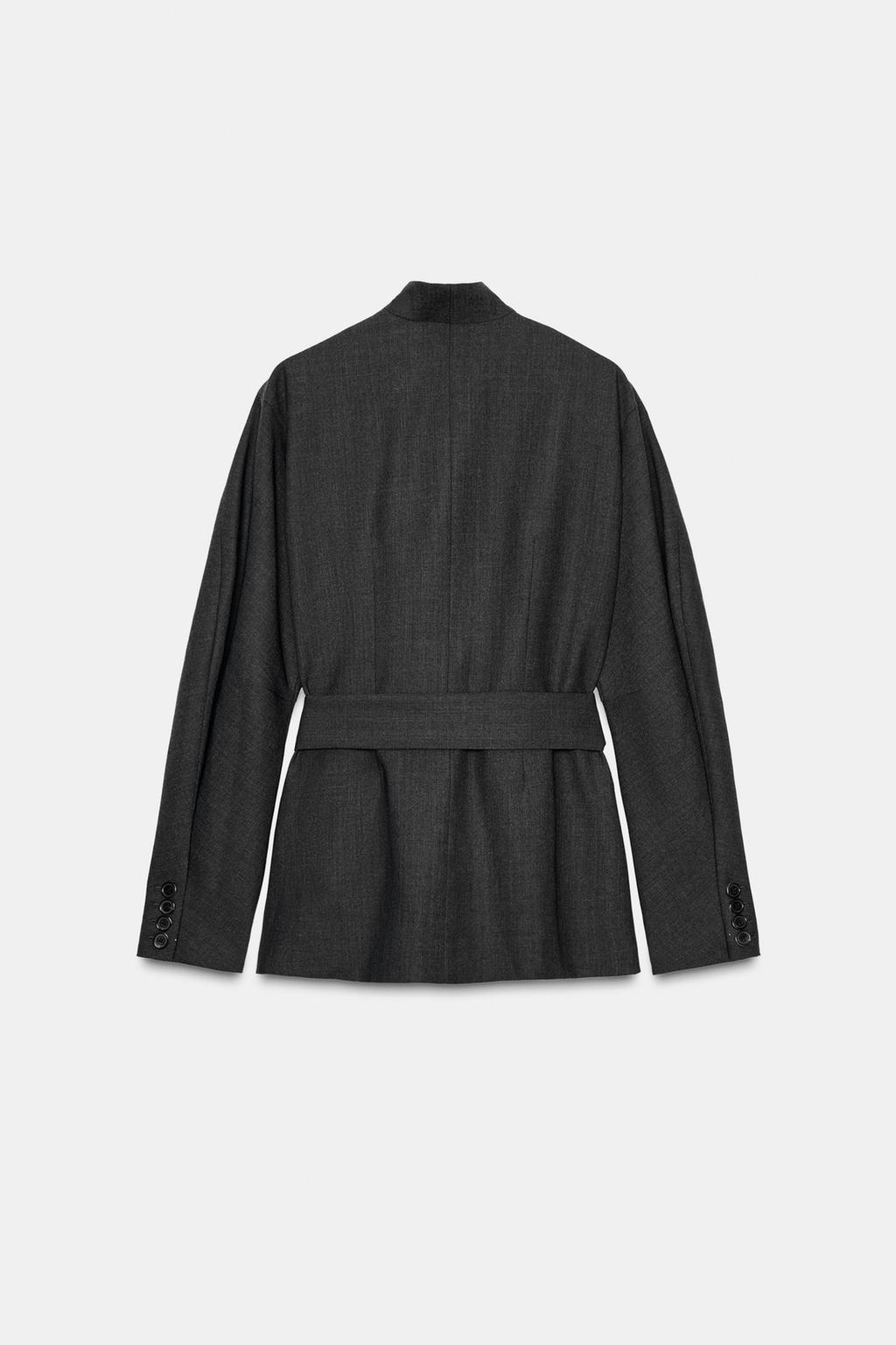 БЛЕЙЗЕР-КИМОНО ИЗ СМЕСОВОЙ ШЕРСТИ — ZW COLLECTION