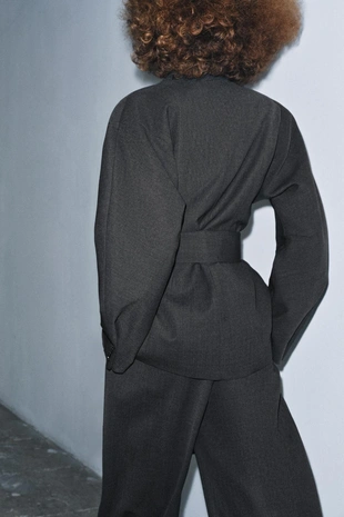 Блейзер-кимоно из смесовой шерсти — ZW COLLECTION- Заказать в России