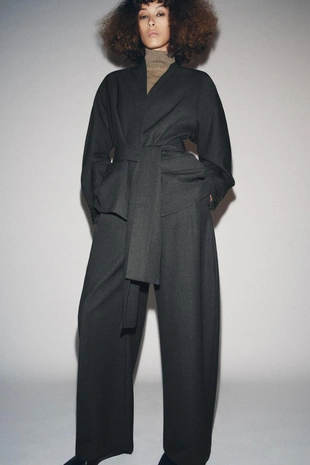 Блейзер-кимоно из смесовой шерсти — ZW COLLECTION- Заказать в России