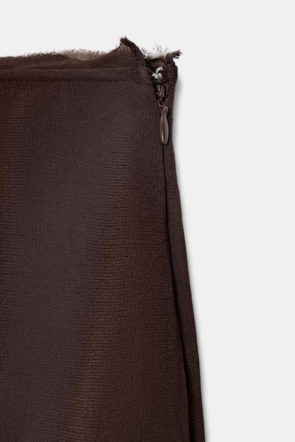 ЮБКА С ВОЛАНАМИ И БУСИНАМИ — ZW COLLECTION