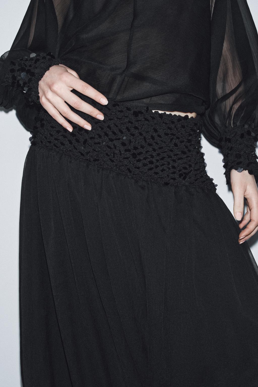 ЮБКА С ПАЙЕТКАМИ — ZW COLLECTION