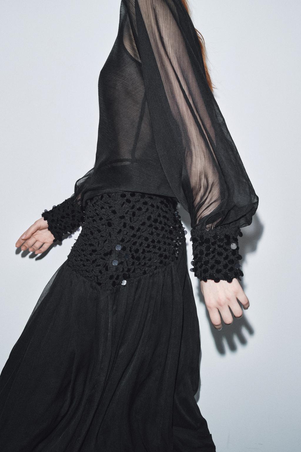 ЮБКА С ПАЙЕТКАМИ — ZW COLLECTION