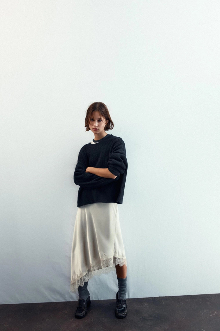 Свитер косынка