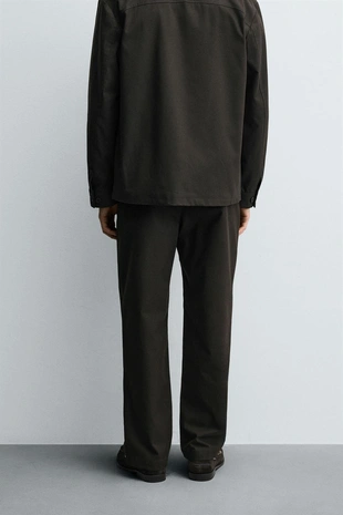 Брюки плиссированные из твила- Заказать в России