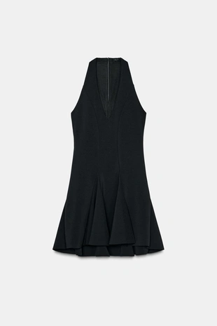 Короткое платье с юбкой годе- Заказать в России